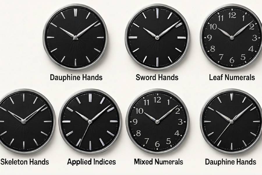dial hand and index layout