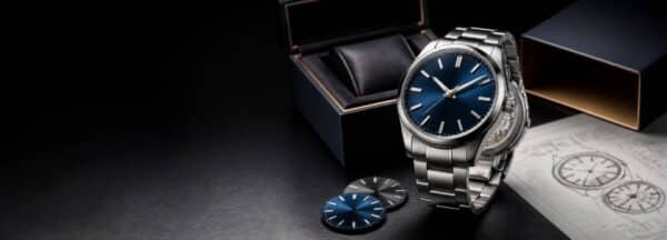 Premium private label automatic mechanical watch with branded packaging for a faster market launch